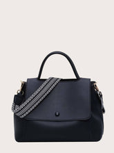 Deep Blue Style 29.5X23X12CM Vintage Fashion Women's Tote Bag New High Li Pu Leather Women Designer Handbag